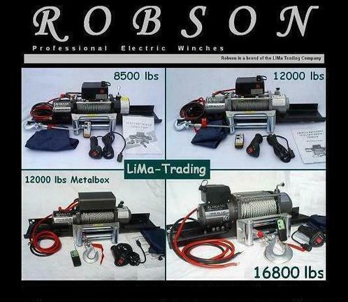 Winch ROBSON div maten oa 8500lbs , 12000lbs , 16800lbs, Auto-onderdelen, Jeep-onderdelen