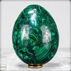 Eerste kwaliteit natuurlijke Malachietkristal Ei- 923.36 g, Verzamelen