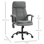 TRUUSK Bureaustoel Massage In Hoogte Verstelbare Directiesto, Huis en Inrichting, Bureaustoelen, Verzenden, Nieuw