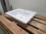 Wastafel 60 x 46 cm polybeton – 1 kraangat, diepe bak, Ophalen of Verzenden, Nieuw, Bad