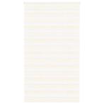 vidaXL Zebra rolgordijn 130x200 cm stofbreedte 125,9 cm, Verzenden, Nieuw, Beige