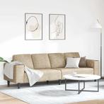 vidaXL Bankstel Lichtgrijs Faux suede leer, Verzenden, Nieuw, Leer