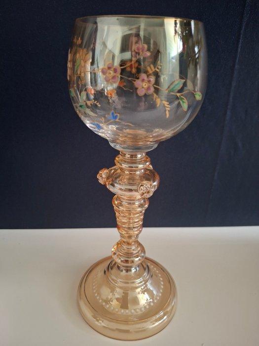Wijnglas (2) - Glas - Antieke glazen rond 1880, Antiek en Kunst, Antiek | Glas en Kristal