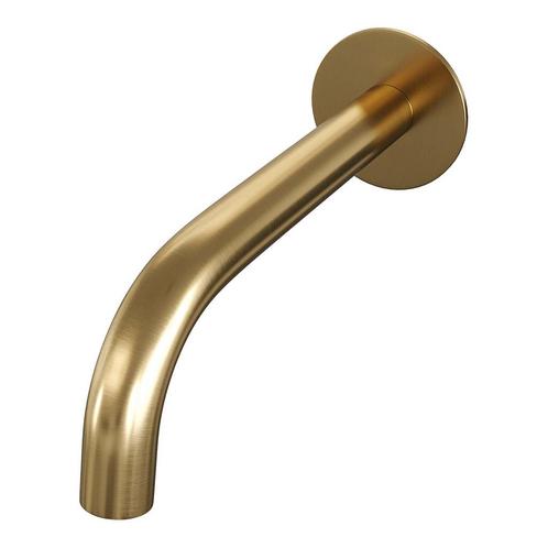 Uitloop Brauer Gebogen Incl Rozet 65mm PVD-Coating, Doe-het-zelf en Verbouw, Sanitair, Kraan, Nieuw, Ophalen of Verzenden