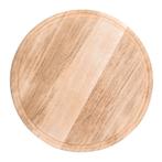 GGM Gastro | Houten pizzabord - Ø 380mm - met sapgroef |, Huis en Inrichting, Verzenden, Nieuw, Effen, Bord(en)
