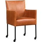 Leren eetkamerstoel Desire - Vintage Cognac (cognac) - Pote, Huis en Inrichting, Stoelen, Leren eetkamerstoel Desire - Vintage Cognac (cognac) - Poten staal rond zwart past perfect in uw interieur als u woonstijl: Bohemian, Industrieel, Modern, Scandinavisch is.