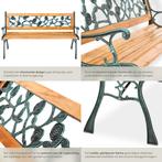 Houten Tuinbank - Weerbestendig - 2 personen - Bruin - Tecta, Tuin en Terras, Tuinbanken, Verzenden, Zo goed als nieuw