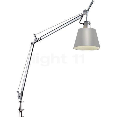 Artemide Tolomeo Basculante Tavolo, satin - met tafelklem, Huis en Inrichting, Lampen | Tafellampen, Nieuw, Verzenden