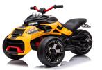 Kinderbuggy, Can-Am look 24V TRIKE STREETFIGHTER, Geel, NEW, Ophalen of Verzenden, Nieuw, Afstandsbediening