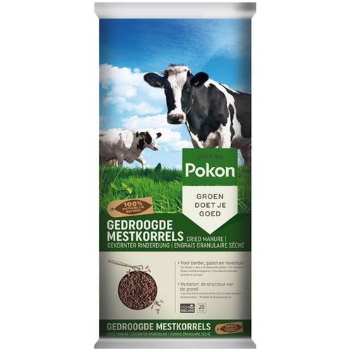 Pokon Gedroogde Mestkorrel - 20 Kg, Tuin en Terras, Bloembakken en Plantenbakken, Ophalen of Verzenden