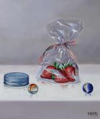 Raquel Carbonell (1973) - Canicas y fresas, Antiek en Kunst