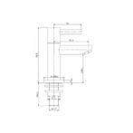 Fonteinkraan Alexia Rvs Keramisch Binnenwerk, Ophalen of Verzenden, Nieuw