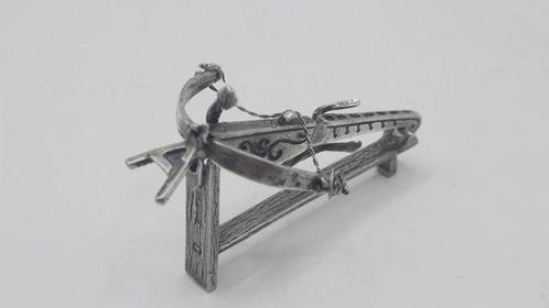 Miniatuur beeldje - Zilver, Antiek en Kunst, Antiek | Goud en Zilver