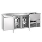 GGM Gastro | Barkoeling PREMIUM - 2500x700mm - 3 deuren |, Verzenden, Nieuw in verpakking