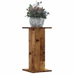 vidaXL Plantenstandaards 2 st 30x30x60 cm bewerkt hout oud, Verzenden, Nieuw