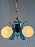 Plafondlamp - Midden Eeuw - Glas, Metaal, Plastic
