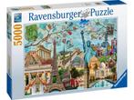Ravensburger Big City Collage - Legpuzzel - 5000 stukjes -, Verzenden, Zo goed als nieuw