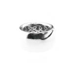 Brede zilveren gebolde ring (zilveren ring, keltische ring), Sieraden, Tassen en Uiterlijk, Ringen, Gebruikt, Overige kleuren