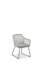 Niehoff Lido Armleunstoel Zijkant/Rug Cordvlechtwerk in, Tuin en Terras, Tuinstoelen, Ophalen of Verzenden, Nieuw
