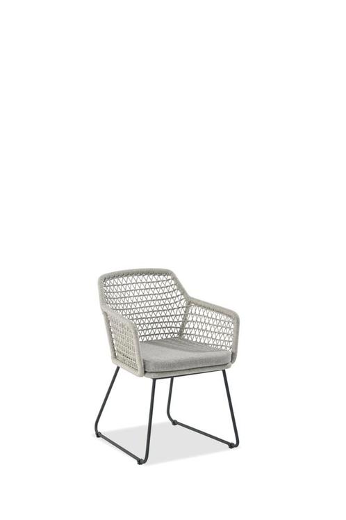 Niehoff Lido Armleunstoel Zijkant/Rug Cordvlechtwerk in, Tuin en Terras, Tuinstoelen, Ophalen of Verzenden