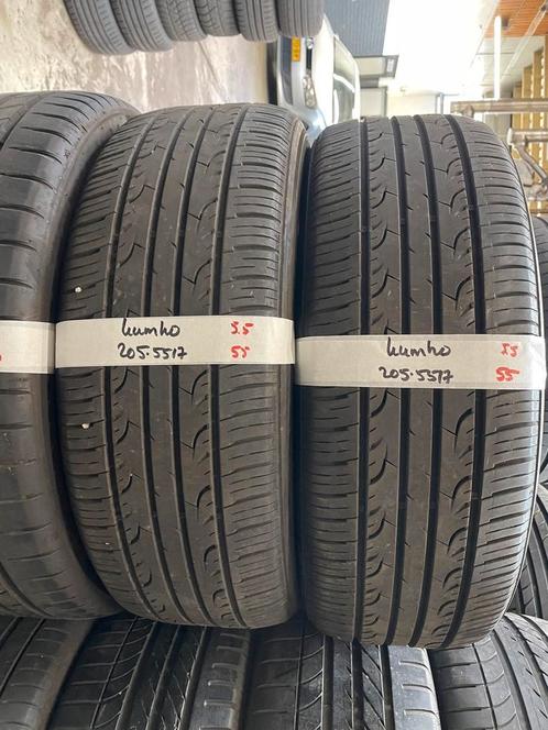 205-55-17 Kumho Zomerbanden 5.5mm Incl Montage 205 55 17, Auto-onderdelen, Banden en Velgen, 17 inch, Zomerbanden, 205 mm, Personenwagen