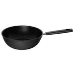 Fiskars Hard Face Wok Zwart - 28 cm, Nieuw, Verzenden