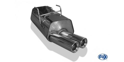 FOX Rover 75 Type RJ Saloon/ Tourer Einddemper - 2x76 Type 1, Auto-onderdelen, Uitlaatsystemen, Nieuw, Verzenden