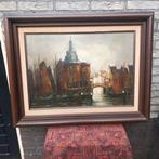 A. Brouwer ( XX) - Haven Enkhuizen, Antiek en Kunst, Kunst | Schilderijen | Klassiek