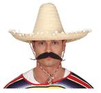 Sombrero Wit 45cm, Hobby en Vrije tijd, Verzenden, Nieuw
