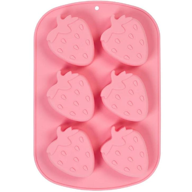 Tala Siliconen IJsblokjesvorm Aardbei (6), Hobby en Vrije tijd, Taarten en Cupcakes maken, Nieuw, Verzenden
