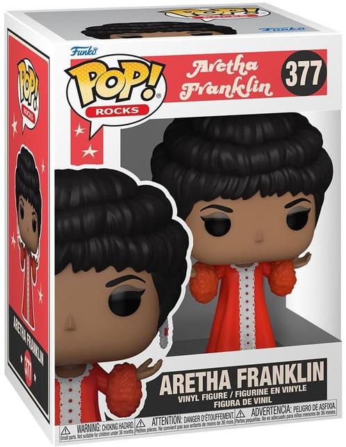 Funko Pop! - Rocks Aretha Franklin (Red Dress) #377 | Funko, Verzamelen, Poppetjes en Figuurtjes, Nieuw, Verzenden