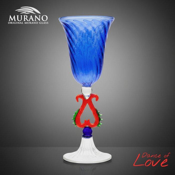 Maestri Vetrai di Murano - Kelk - Tipetto Veneziano Mod., Antiek en Kunst, Antiek | Glas en Kristal
