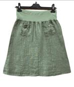 Korte linnen rok MILITAIR GROEN kleur - met zakken - 100%, Kleding | Dames, Nieuw