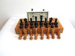 Schaakspel - Russland UdSSR 45x45cm + Schachuhr