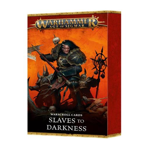 Slaves to Darkness warscroll cards (Warhammer 40.000 nieuw), Hobby en Vrije tijd, Wargaming, Nieuw, Ophalen of Verzenden