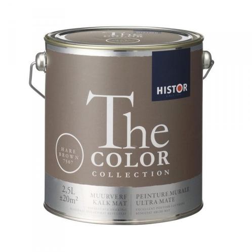 Histor The Color Collection KALKMAT - Hare Brown 7507 - 5..., Doe-het-zelf en Verbouw, Verf, Beits en Lak, Verf, Bruin, Nieuw