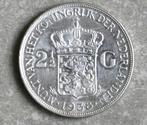 Nederland. Wilhelmina (1890-1948). 2 1/2 Gulden 1938 grof, Postzegels en Munten, Munten | Nederland