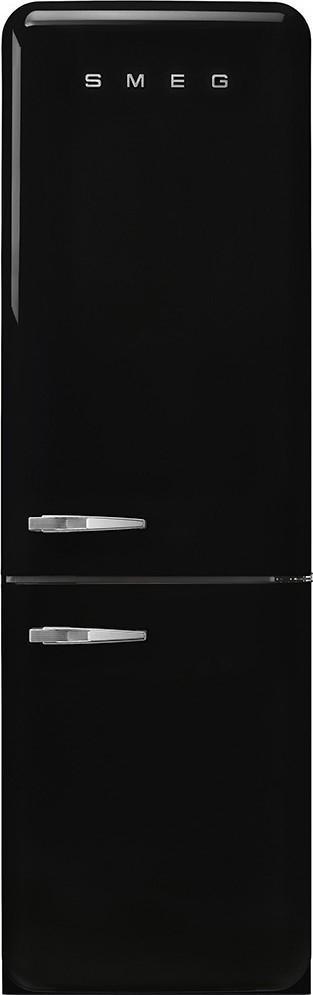 Smeg FAB32RBL5 retro jaren 50 koelkast zwart - rechtsdraaien, Witgoed en Apparatuur, Koelkasten en IJskasten, 150 tot 200 liter