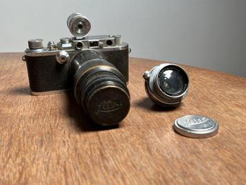 Leica III Chrom 1934 + 135 mm, 50 mm lens en 90 mm zoeker beschikbaar voor biedingen