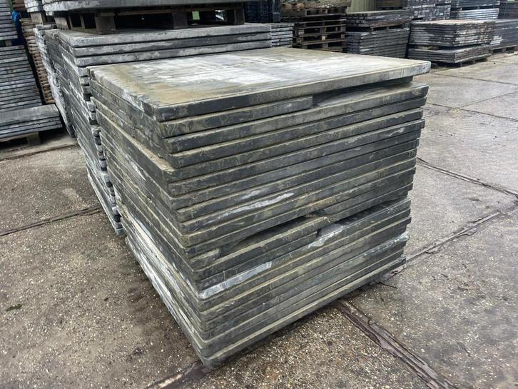 Kunststof Steenschotten B 125x120x5 - Beschoeiing! INC-BTW, Tuin en Terras, Terrasdelen en Vlonders, Gebruikt, Kunststof