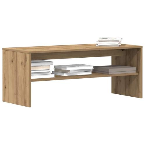 vidaXL Tv-meubel 100x40x40 cm bewerkt hout artisanaal, Huis en Inrichting, Kasten | Televisiemeubels, Nieuw, Overige houtsoorten