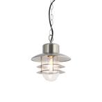 Industriële hanglamp staal IP44 - Shell, Tuin en Terras, Nieuw, Overige materialen, 50 tot 250 watt