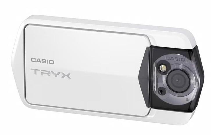 Casio Exilim EX-TR100 Digitale Compact Camera - Wit (In doos, Audio, Tv en Foto, Fotocamera's Digitaal, Zo goed als nieuw, Verzenden