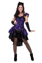 Burlesque Jurk Paars Luxe, Kleding | Dames, Ophalen of Verzenden, Nieuw