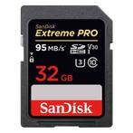 SanDisk 32GB SD Extreme Pro 95MB/s geheugenkaart, Verzenden, Nieuw