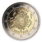 Luxemburg 2 Euro 10 Jaar Euro 2012, Verzenden