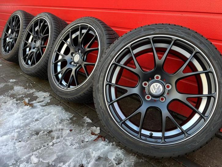 Nieuwe set 18 inch velgen winter 5×112 voor Golf, A3, Leon, Auto-onderdelen, Banden en Velgen, 18 inch, Winterbanden, 225 mm, Personenwagen