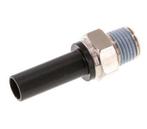 10mm x R1/4 insteekfitting Messing/PA 66 Buitendraad NBR, Verzenden, Nieuw