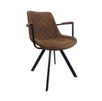 Stoel Kali m/a - Cognac - Vintage/Café, Ophalen, Nieuw
