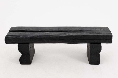 Logniture - Bank - Eik - Hergebruikte Houten Bank, Antiek en Kunst, Kunst | Designobjecten